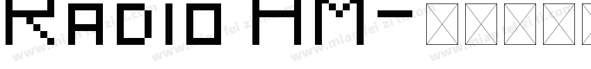 Radio AM字体转换